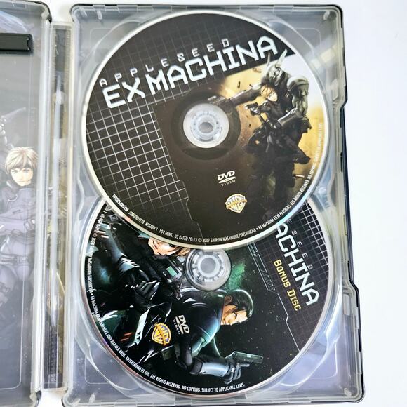 Appleseed Ex Machina DVD Set 2-Disc Collectors Edition Japanese Animated Sci-Fi - Picture 3 of 4